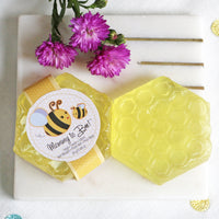 Thumbnail for Mommy To Bee Honey Scented Honeycomb Soap (Set of 4) - Alternate Image 6 | My Wedding Favors