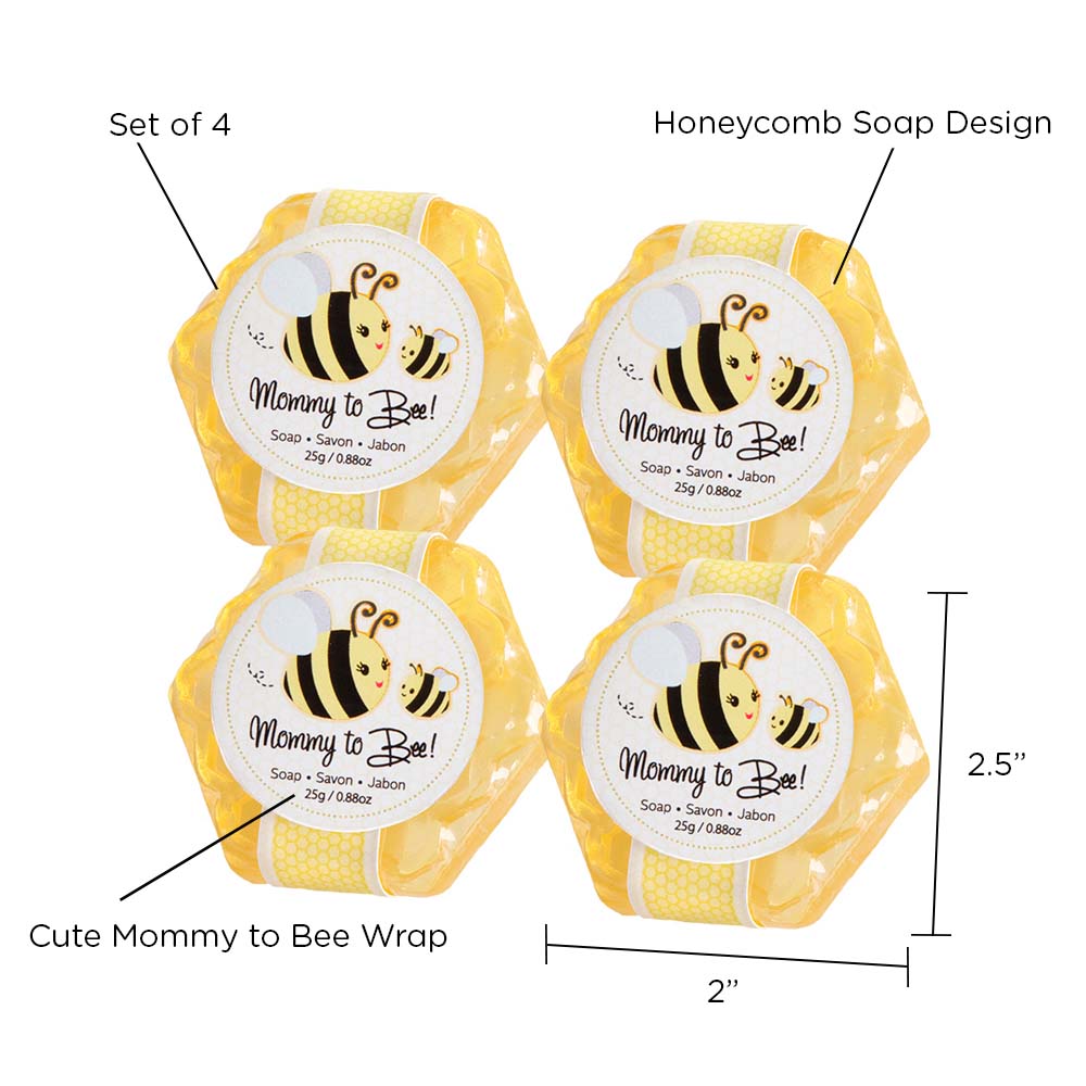 Mommy To Bee Honey Scented Honeycomb Soap (Set of 4) - Alternate Image 8 | My Wedding Favors