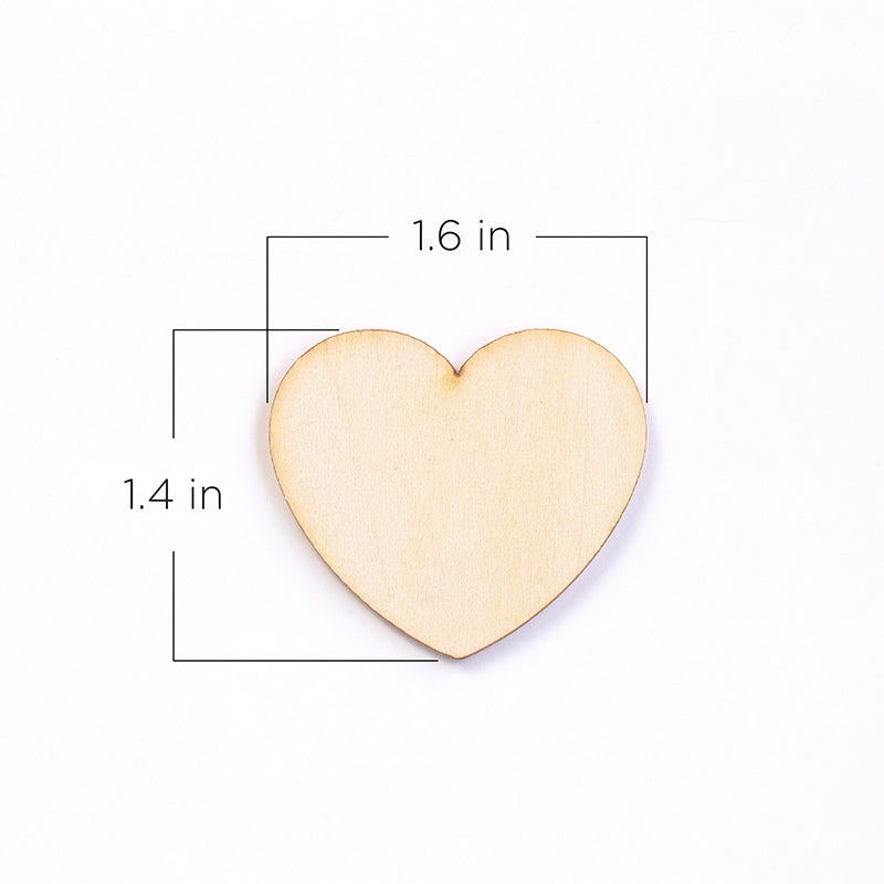 Wooden Hearts for Guest Book Alternative (Set of 75) - Alternate Image 4 | My Wedding Favors