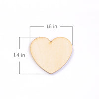 Wooden Hearts for Guest Book Alternative (Set of 75) - Alternate Image 4 | My Wedding Favors