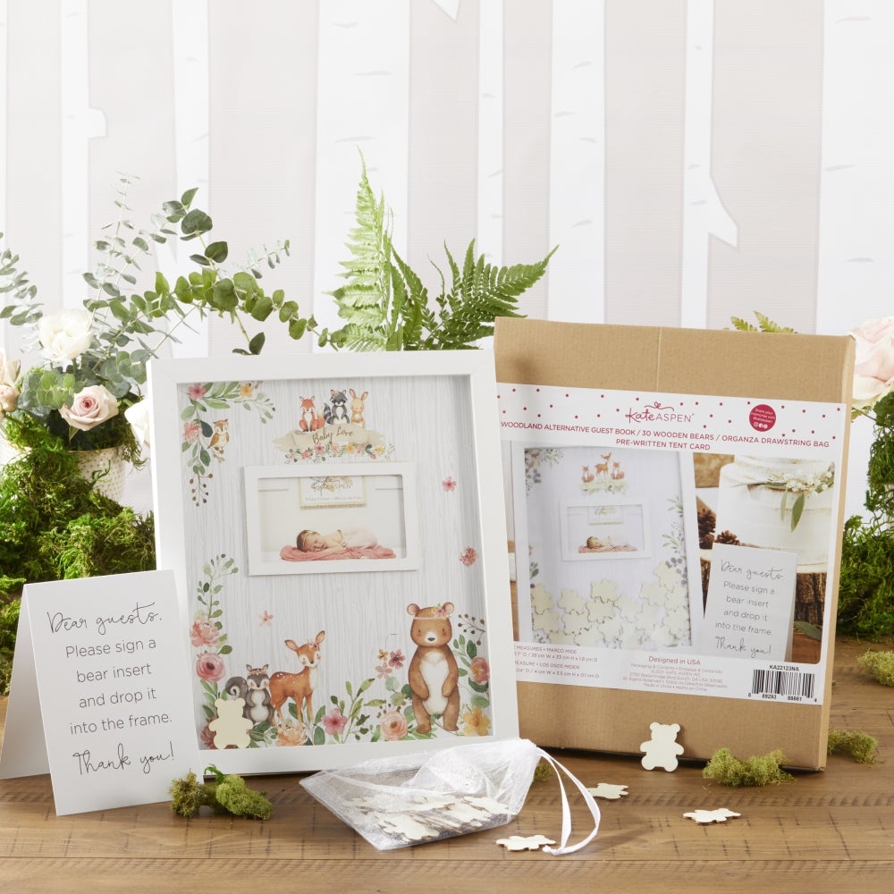 Pink Woodland Baby Shower Guest Book Alternative - Alternate Image 2 | My Wedding Favors