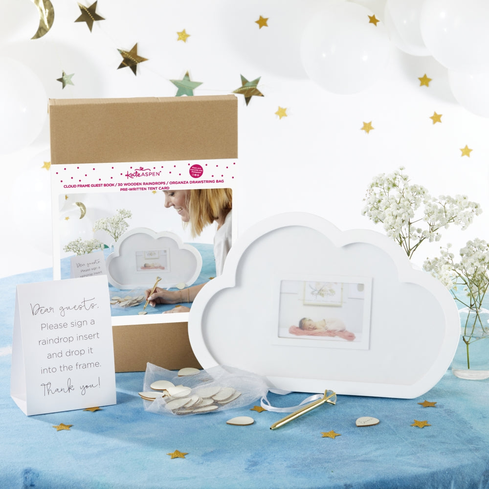 Baby Shower Guest Book Alternative - Cloud Frame - Alternate Image 2 | My Wedding Favors