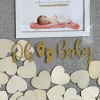 Thumbnail for Oh Baby Guest Book Alternative - Frame - Alternate Image 5 | My Wedding Favors