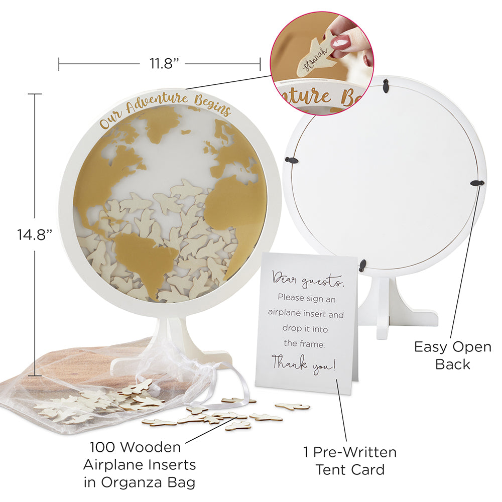 Wedding Guest Book Alternative - Globe - Alternate Image 6 | My Wedding Favors