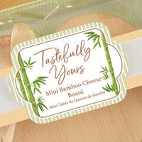 Thumbnail for Tastefully Yours Heart Shaped Bamboo Cheese Board - Alternate Image 5 | My Wedding Favors