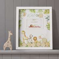 Thumbnail for Safari Baby Shower Guest Book Alternative - Alternate Image 4 | My Wedding Favors