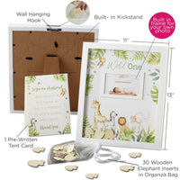 Thumbnail for Safari Baby Shower Guest Book Alternative - Alternate Image 6 | My Wedding Favors