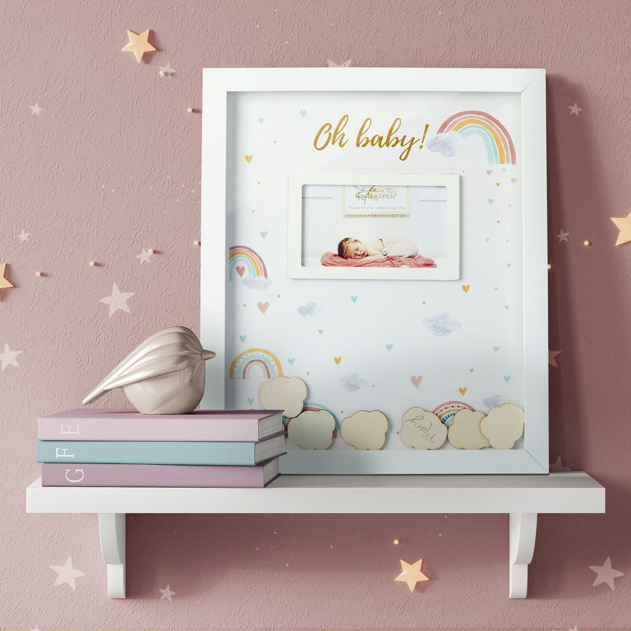 Boho Rainbow Baby Shower Guest Book Alternative - Alternate Image 4 | My Wedding Favors