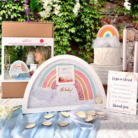 Thumbnail for Baby Shower Guest Book Alternative - Boho Rainbow Frame - Alternate Image 2 | My Wedding Favors