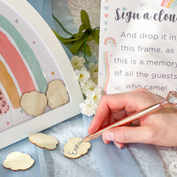Baby Shower Guest Book Alternative - Boho Rainbow Frame - Alternate Image 3 | My Wedding Favors