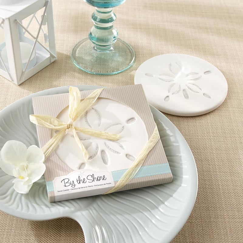 By the Shore Sand Dollar Coaster - Alternate Image 2 | My Wedding Favors