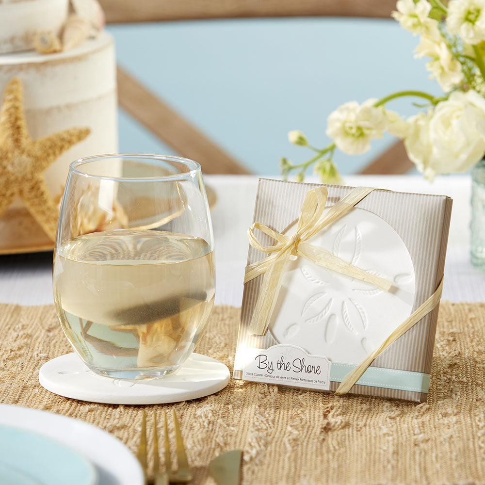 By the Shore Sand Dollar Coaster - Main Image | My Wedding Favors