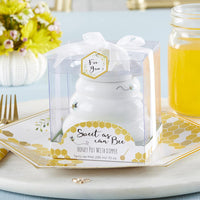 Sweet as Can Bee Ceramic Honey Pot with Wooden Dipper - Large - Alternate Image 7 | My Wedding Favors