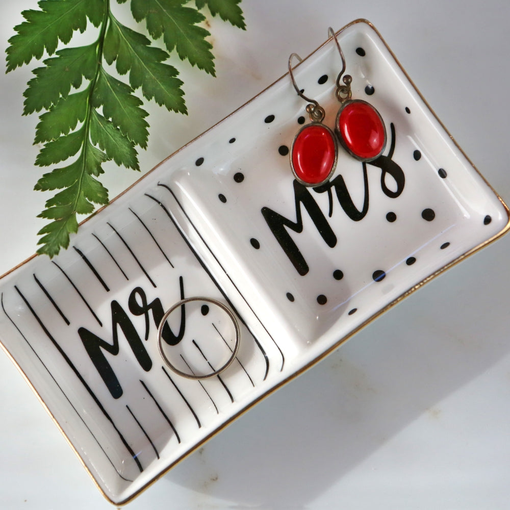 Mr. & Mrs. Ring Dish - Alternate Image 4 | My Wedding Favors