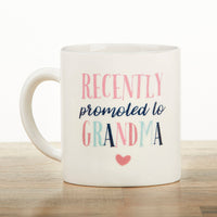 Thumbnail for Promoted To Grandma 16 oz. White Coffee Mug - Main Image | My Wedding Favors