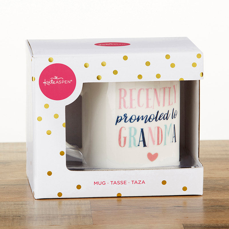 Promoted To Grandma 16 oz. White Coffee Mug - Alternate Image 2 | My Wedding Favors