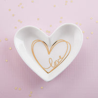 Thumbnail for Heart Shaped Trinket Dish - Small - Main Image | My Wedding Favors