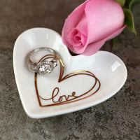 Thumbnail for Heart Shaped Trinket Dish - Small - Main Image0 | My Wedding Favors