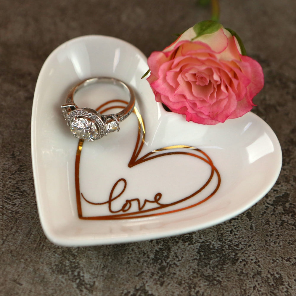 Heart Shaped Trinket Dish - Small - Alternate Image 2 | My Wedding Favors
