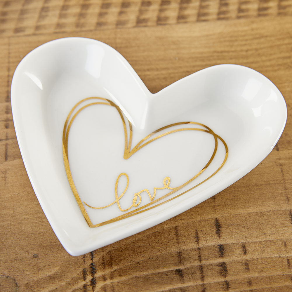 Heart Shaped Trinket Dish - Medium - Main Image | My Wedding Favors