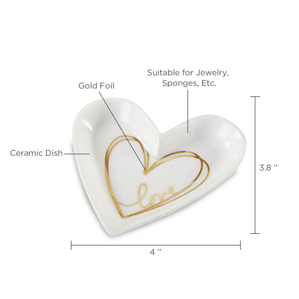 Heart Shaped Trinket Dish - Medium - Alternate Image 3 | My Wedding Favors