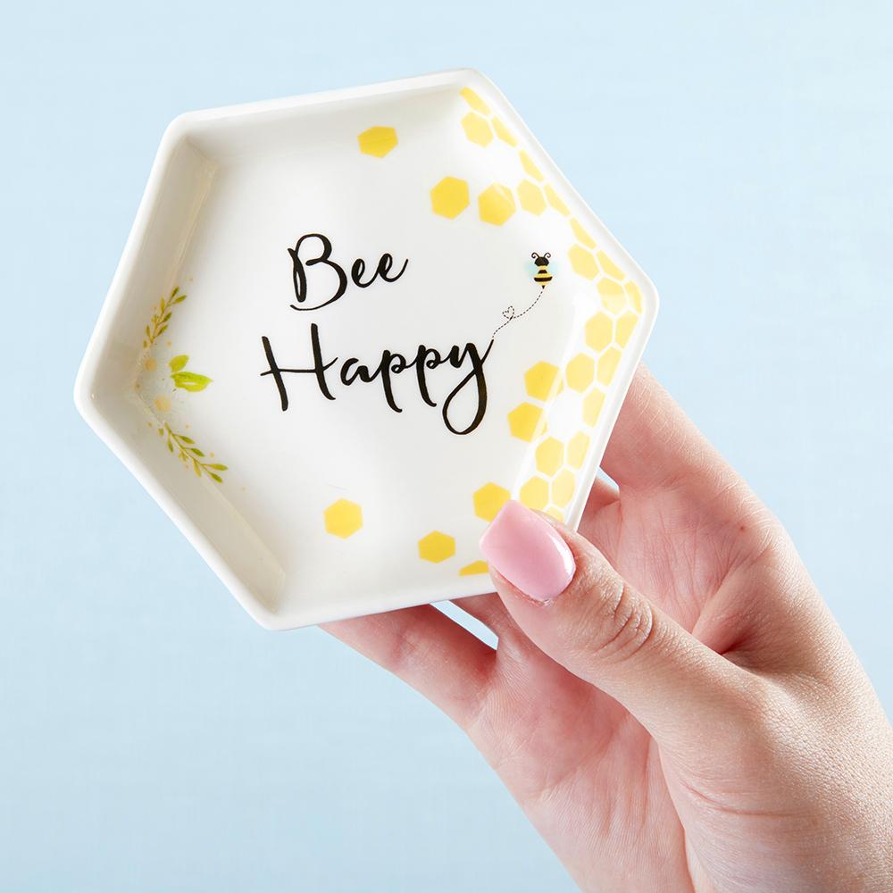 Bee Happy Trinket Dish (Set of 3) - Alternate Image 5 | My Wedding Favors