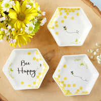 Thumbnail for Bee Happy Trinket Dish (Set of 3) - Alternate Image 7 | My Wedding Favors