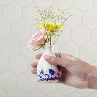 Thumbnail for Blue Willow Ceramic Bud Vase (Set of 3) - Alternate Image 4 | My Wedding Favors