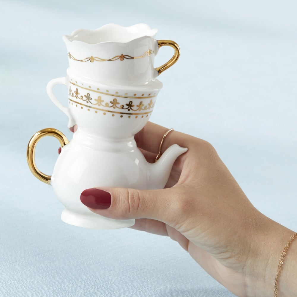 Tea Time Whimsy Ceramic Bud Vase - Medium - Alternate Image 4 | My Wedding Favors