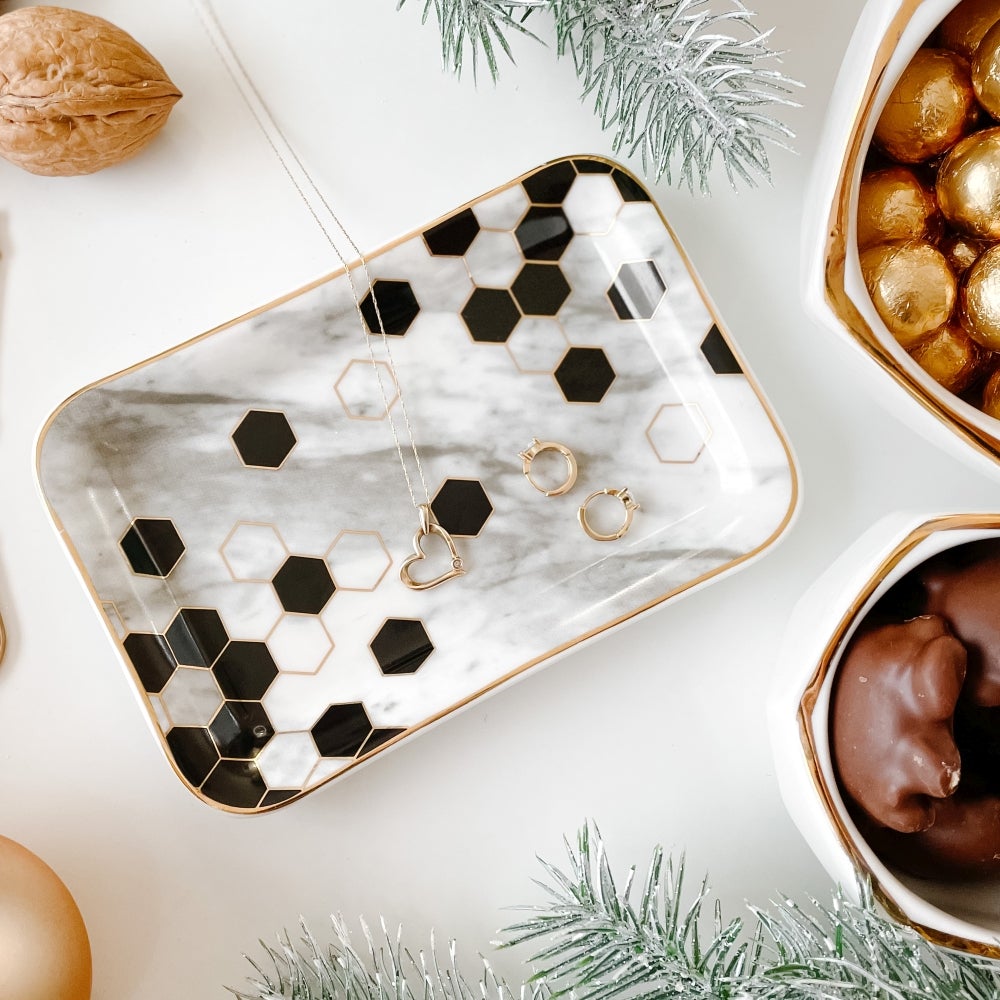 Marble Trinket Dish - Alternate Image 3 | My Wedding Favors