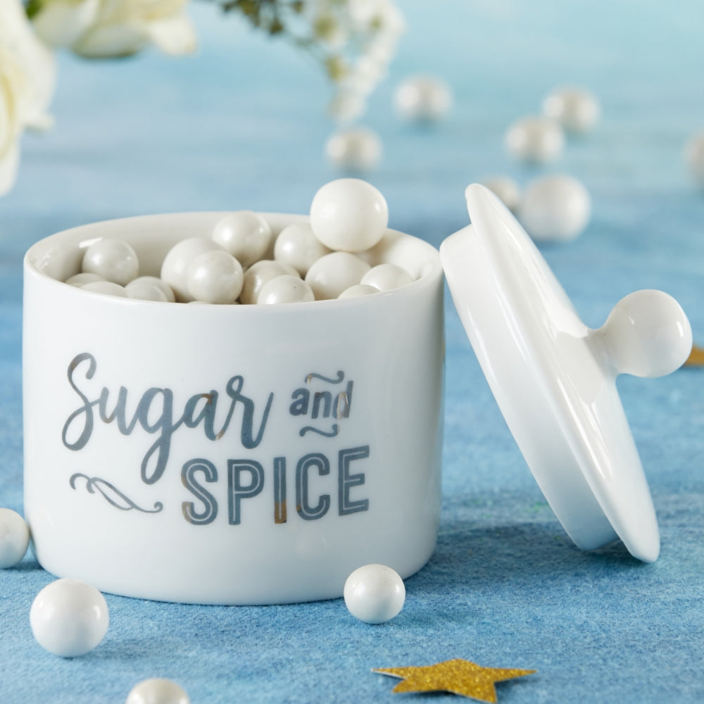 Sugar & Spice Ceramic Sugar Bowl Favor - Alternate Image 5 | My Wedding Favors