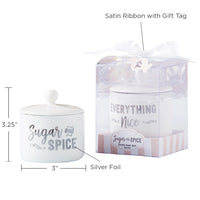 Thumbnail for Sugar & Spice Ceramic Sugar Bowl Favor - Alternate Image 6 | My Wedding Favors