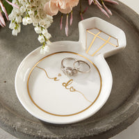 Thumbnail for White Diamond Ring Trinket Dish - Alternate Image 4 | My Wedding Favors