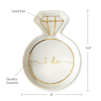 White Diamond Ring Trinket Dish - Alternate Image 6 | My Wedding Favors