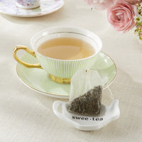 Thumbnail for Swee-Tea Ceramic Tea-Bag Caddies (Set of 4) - Bridal Shower Favors - Alternate Image 7 | My Wedding Favors
