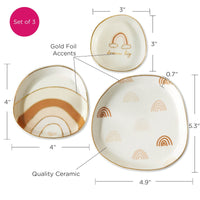 Thumbnail for Boho Rainbow Trinket Dish (Set of 3) - Alternate Image 6 | My Wedding Favors