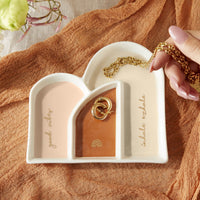 Thumbnail for Boho Arch Trinket Dish - Main Image | My Wedding Favors