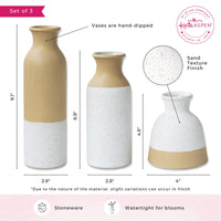 Thumbnail for Modern Farmhouse Vase (Set of 3) - Alternate Image 6 | My Wedding Favors