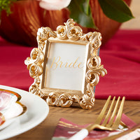Thumbnail for Royale Gold Baroque Place Card/Photo Holder (Set of 6) - Alternate Image 2 | My Wedding Favors