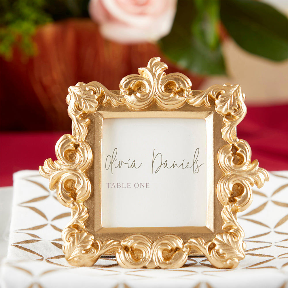 Royale Gold Baroque Place Card/Photo Holder (Set of 6) - Alternate Image 4 | My Wedding Favors