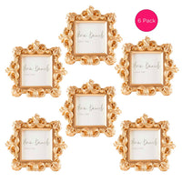 Thumbnail for Royale Gold Baroque Place Card/Photo Holder (Set of 6) - Alternate Image 5 | My Wedding Favors