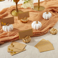 Thumbnail for Gold Pumpkin Place Card Holder (Set of 6) - Alternate Image 6 | My Wedding Favors