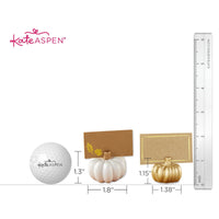 Thumbnail for White Pumpkin Place Card Holder (Set of 6) - Alternate Image 5 | My Wedding Favors