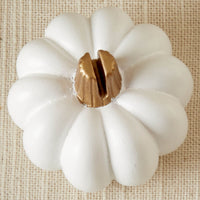 Thumbnail for White Pumpkin Place Card Holder (Set of 6) - Main Image1 | My Wedding Favors