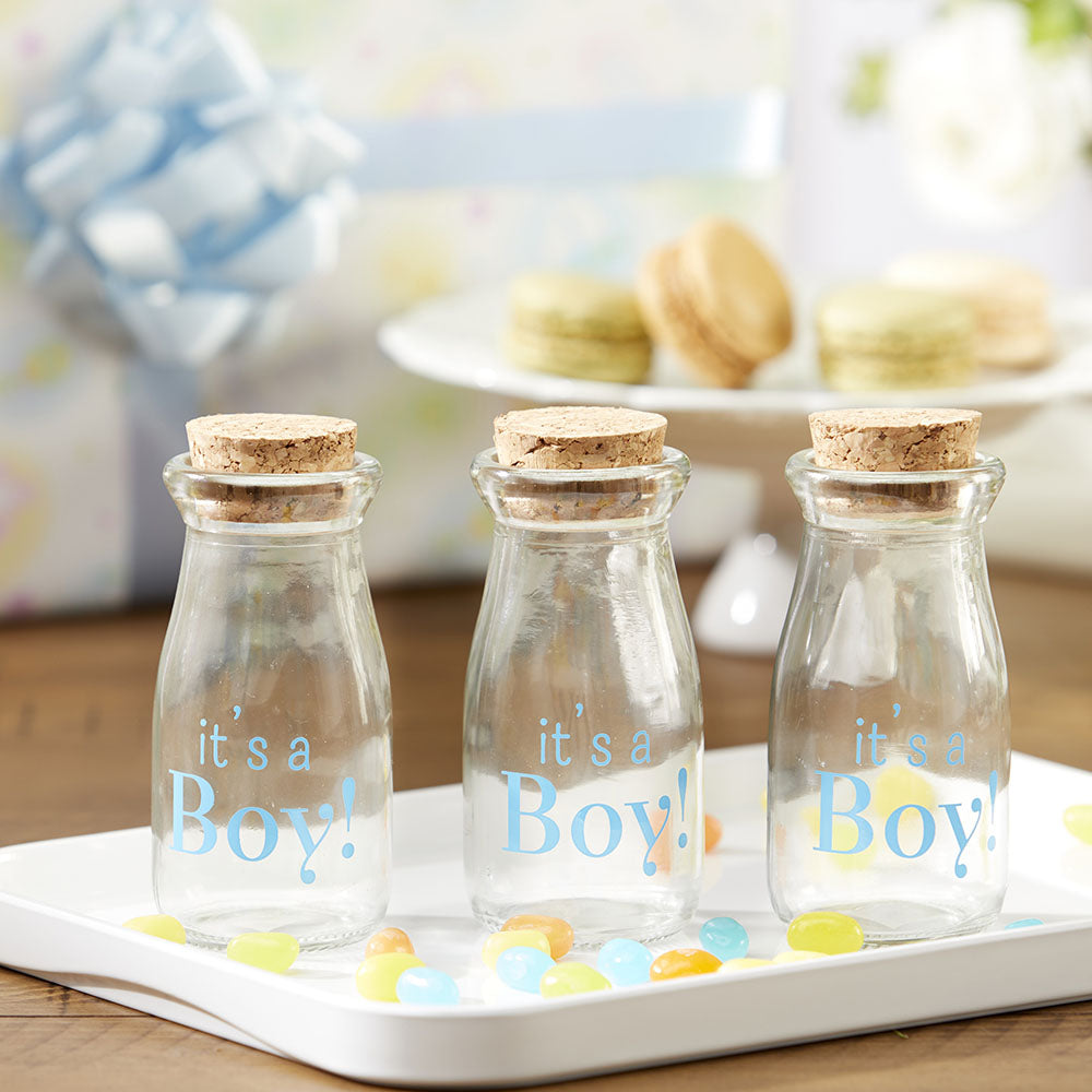 it's a Boy Vintage Milk Bottle Favor Jar (Set of 12) - Alternate Image 7 | My Wedding Favors