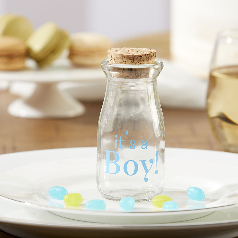 it's a Boy Vintage Milk Bottle Favor Jar (Set of 12) - Alternate Image 6 | My Wedding Favors