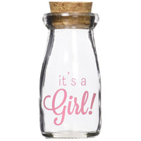 Thumbnail for It's a Girl Vintage Milk Bottle Favor Jar (Set of 12) - Alternate Image 6 | My Wedding Favors