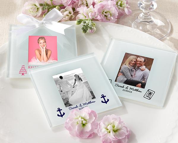 30026NA Clear Coaster Sleeve (Set of 12) - Alternate Image 3 | My Wedding Favors