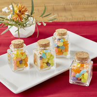 Thumbnail for DIY Petite Treat Square Glass Favor Jar (Set of 12) - Main Image | My Wedding Favors