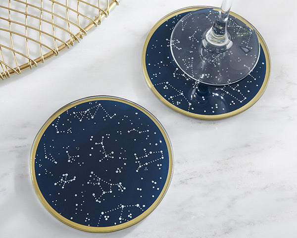 Under the Stars Glass Coaster (Set of 2) - Alternate Image 5 | My Wedding Favors